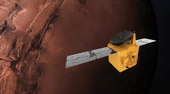 Космический зонд ОАЭ "Надежда" вышел на орбиту Марса