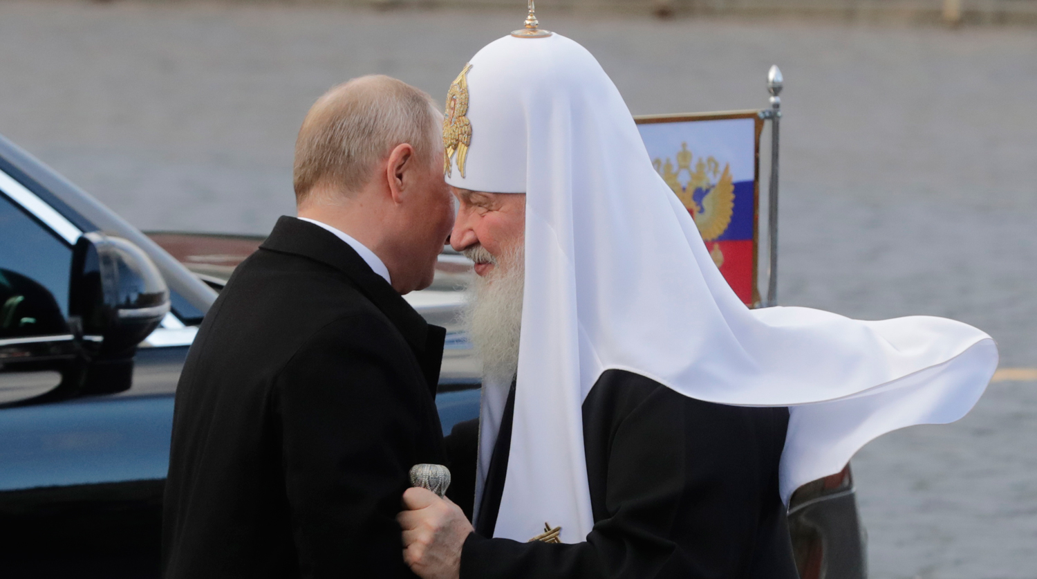 Владимир Путин и Патриарх Кирилл обменялись поздравлениями