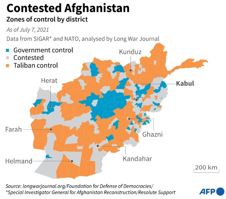 Афганские талибы* вышли к границам Ирана и Таджикистана