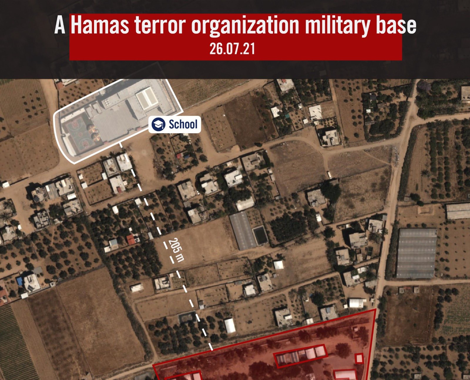 Армия Израиля нанесла удар по военной базе ХАМАС в секторе Газа