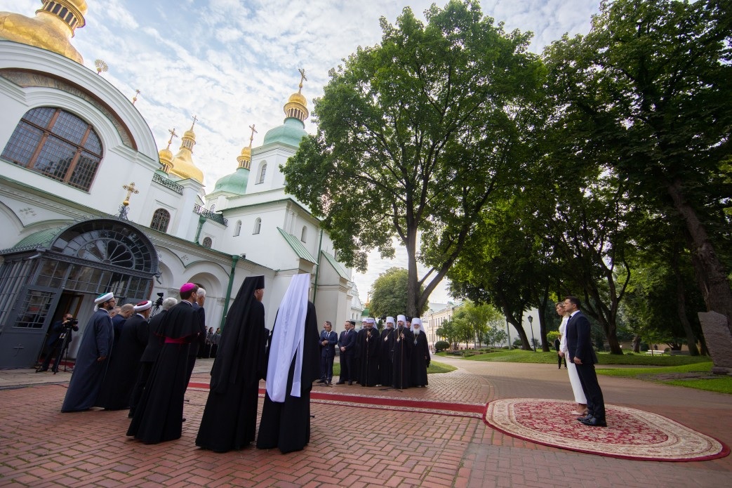 В Киеве провели молебен по случаю независимости Украины
