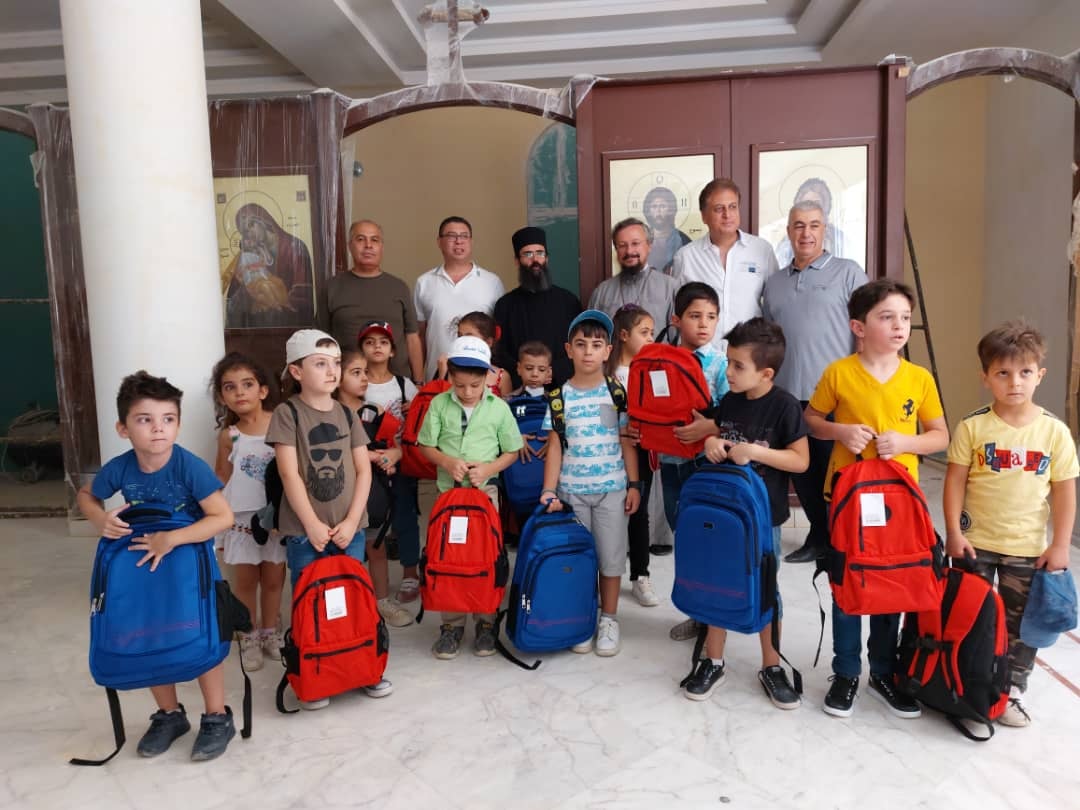 Подарки из России получили ученики приходской школы в Сирии