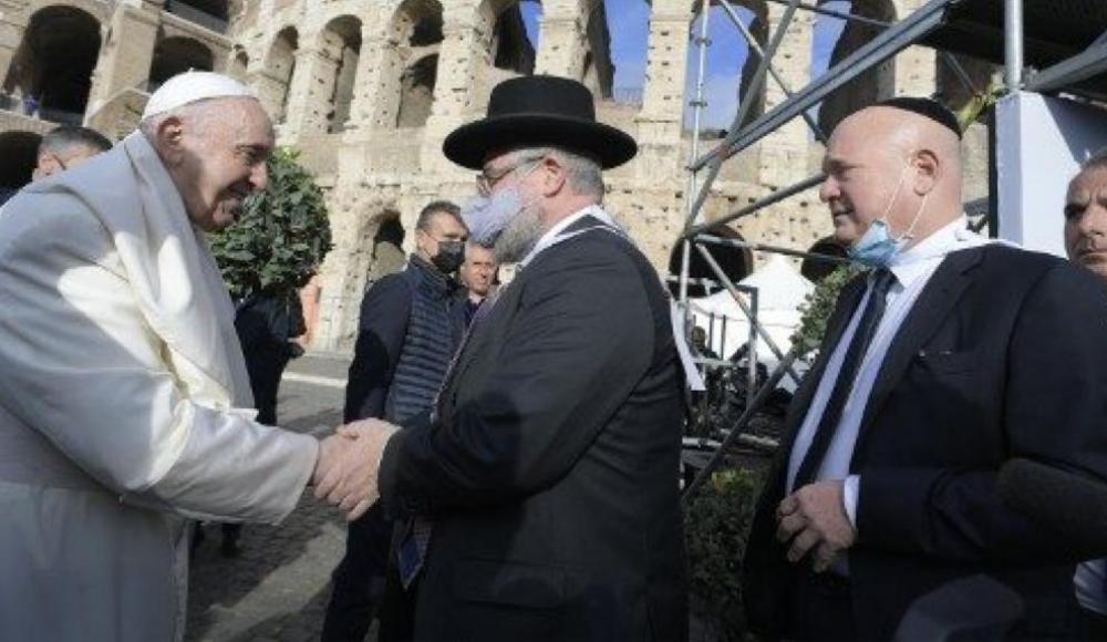Глава совета раввинов Европы встретился с Папой Римским