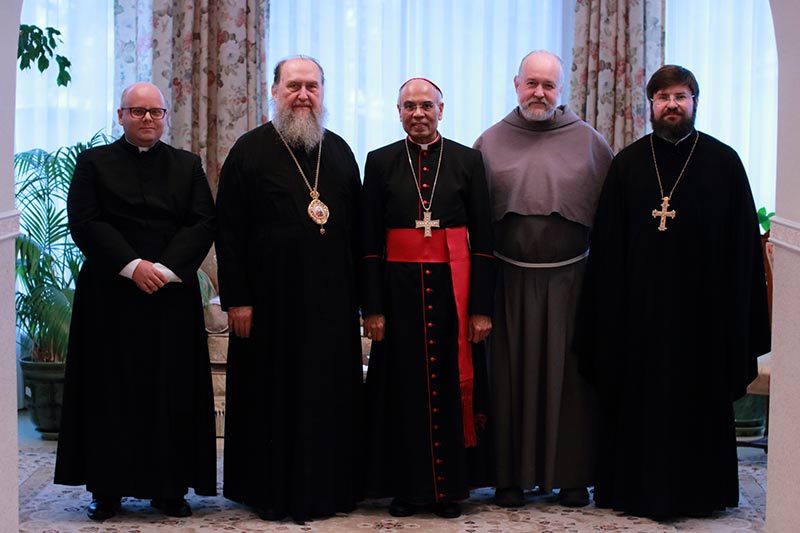 Встреча главы Православной Церкви Казахстана с послом Ватикана