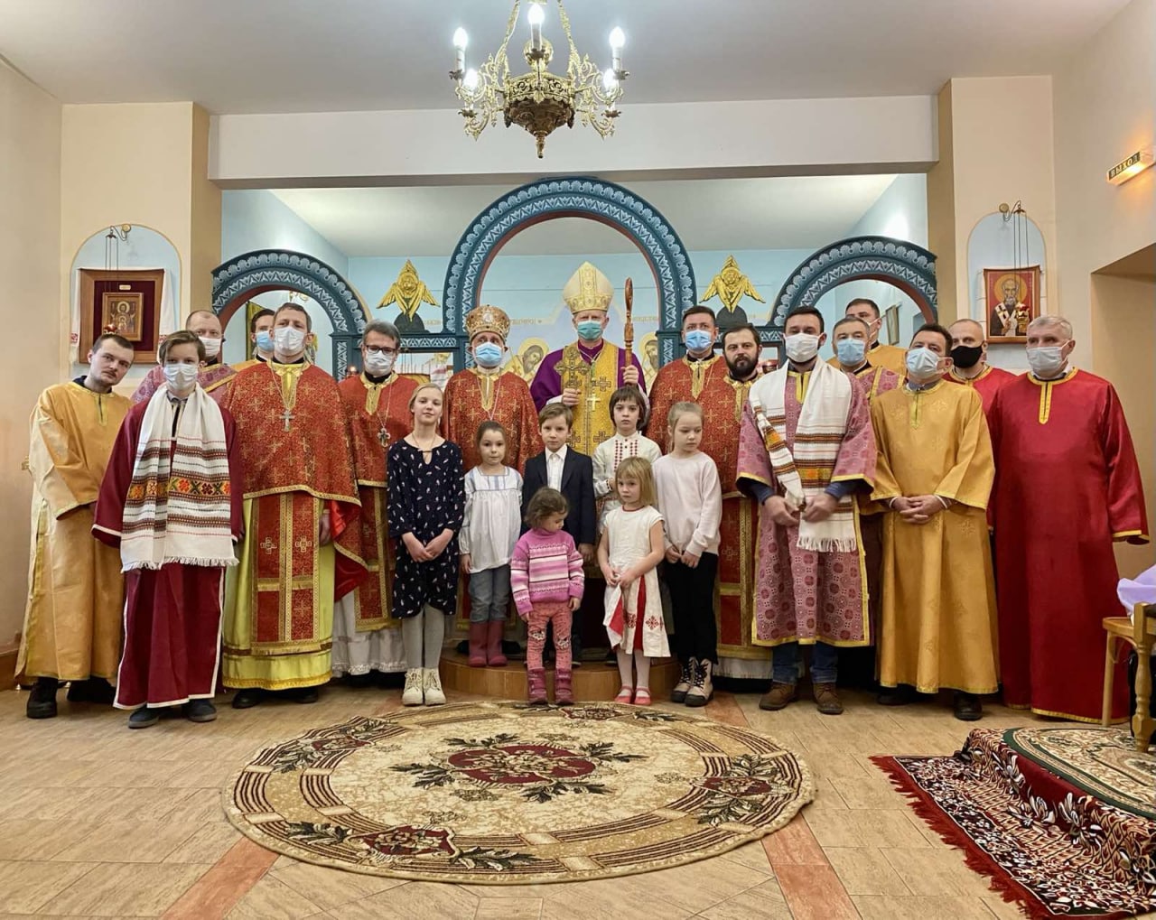 Апостольский нунций помолился с греко-католиками Минска