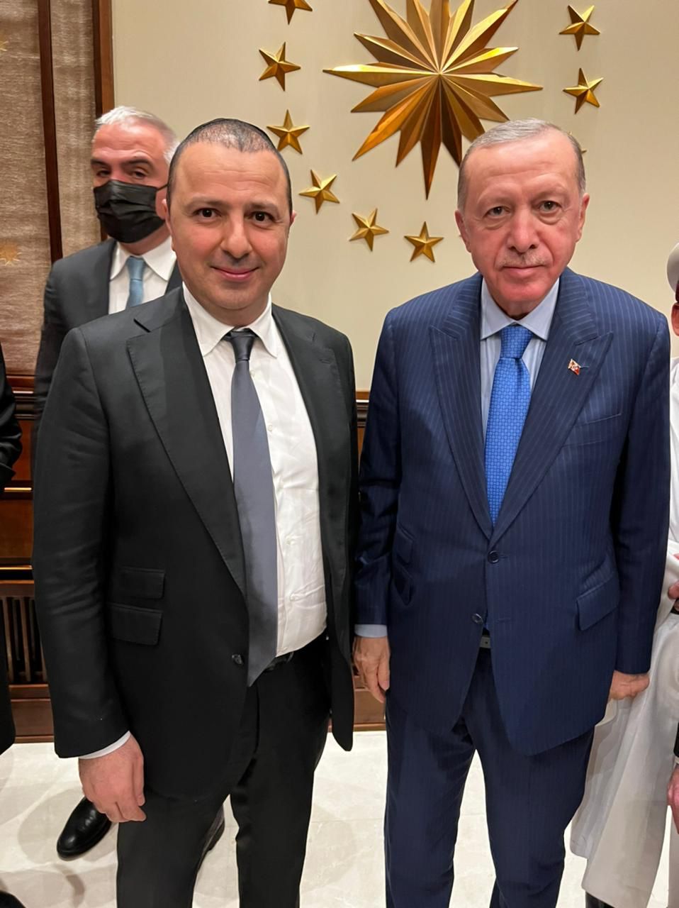 Раввин Лазар и Акиф Гилалов встретились с Эрдоганом в Анкаре