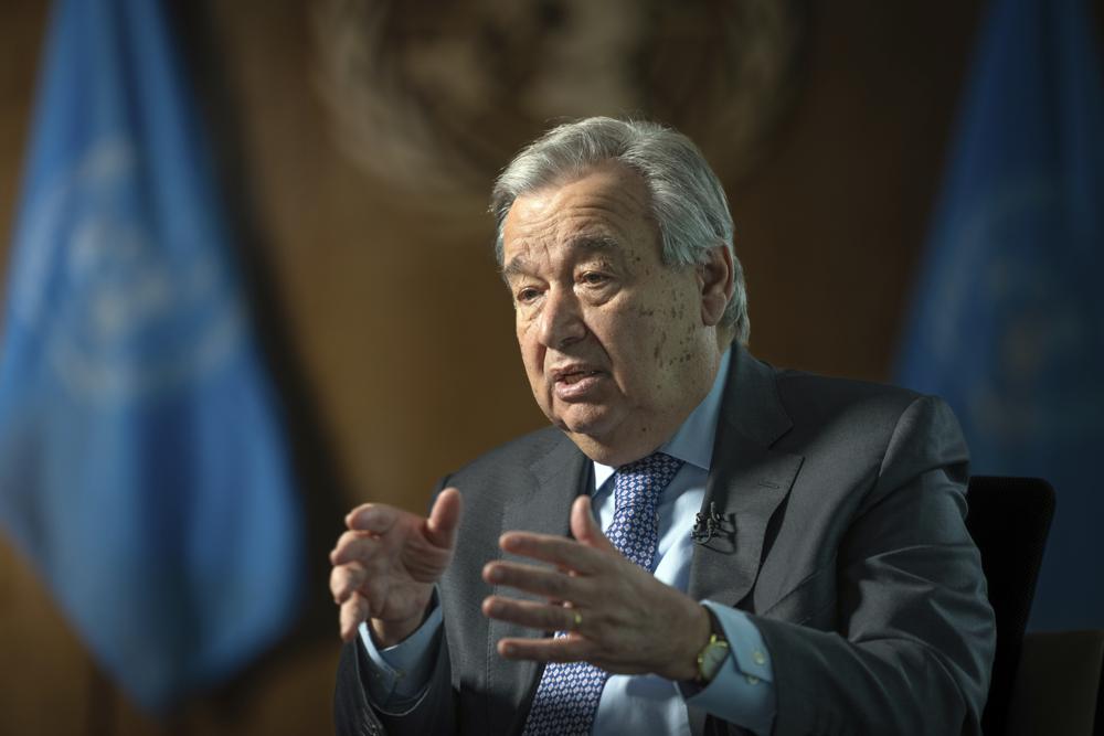 UN chief decries antisemitism and urges stand against hatred