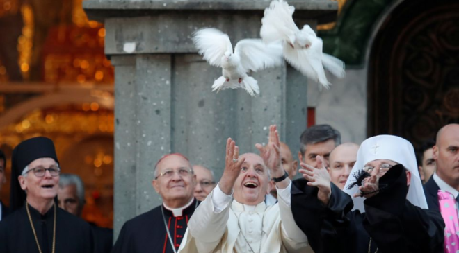 Pope calls for a day of prayer for peace over Ukraine situation