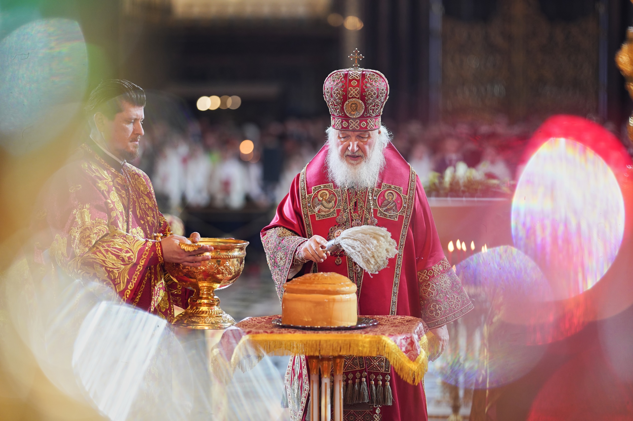 Католические иерархи были на Пасхальной службе у Патриарха