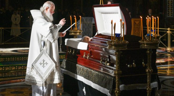 Отпевание Владимира Жириновского совершил Патриарх Кирилл