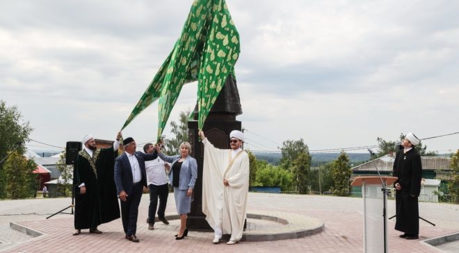 Как в Рязанской области открывали памятник царице Сююмбике