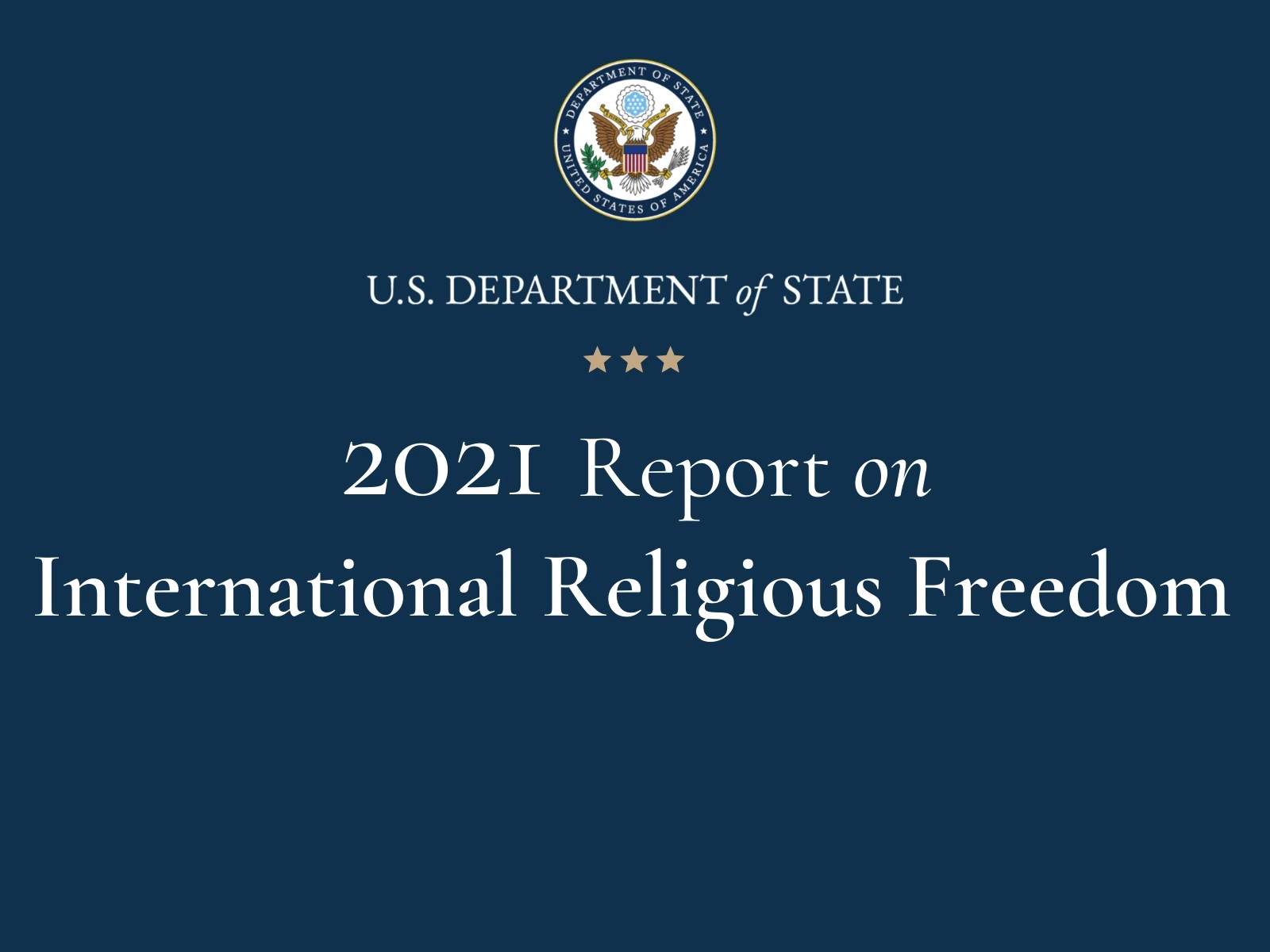 Доклад Госдепа США о религиозной свободе за 2021 год - Россия