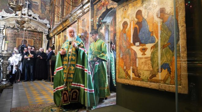 «Троицу» Рублева вывезли из музея по запросу Патриарха