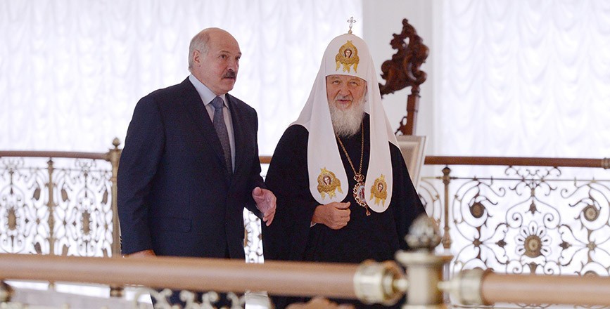Патриарх Кирилл поздравил Лукашенко
