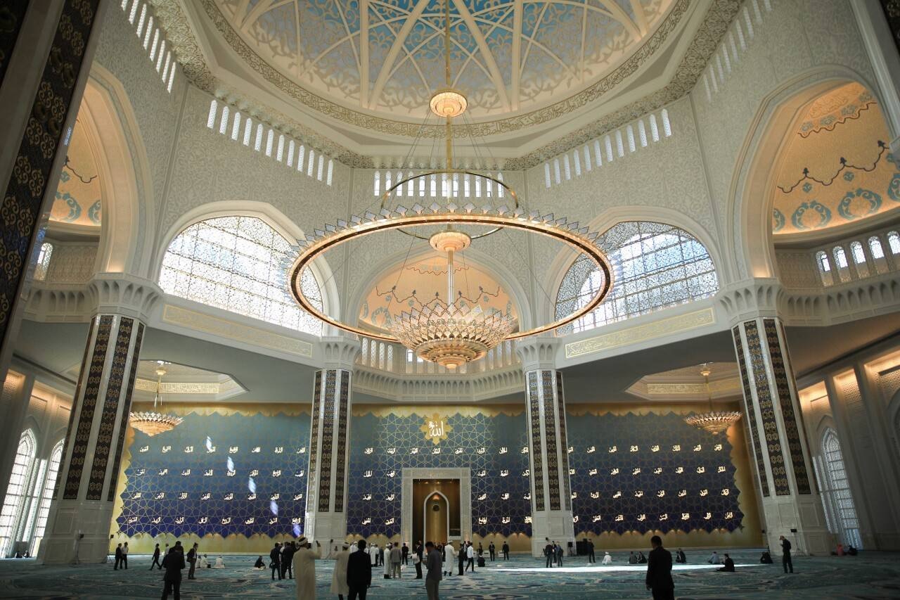 Назарбаев открыл главную мечеть в столице Казахстана