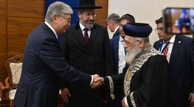 Токаев встретился с еврейскими лидерами