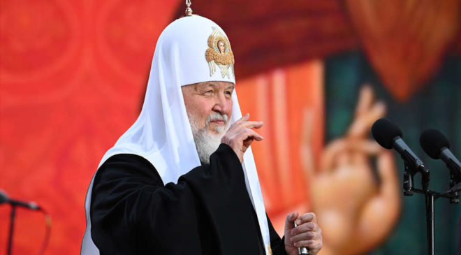 Патриарх Кирилл: вера поможет солдату не бояться смерти