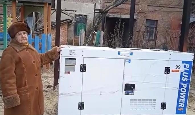 Хабад поставляет генераторы в Украину, чтобы подарить тепло