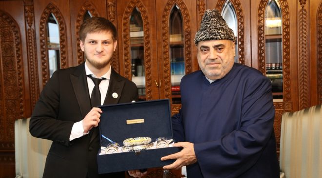 Ахмат Кадыров младший - в Баку у главы мусульман Кавказа