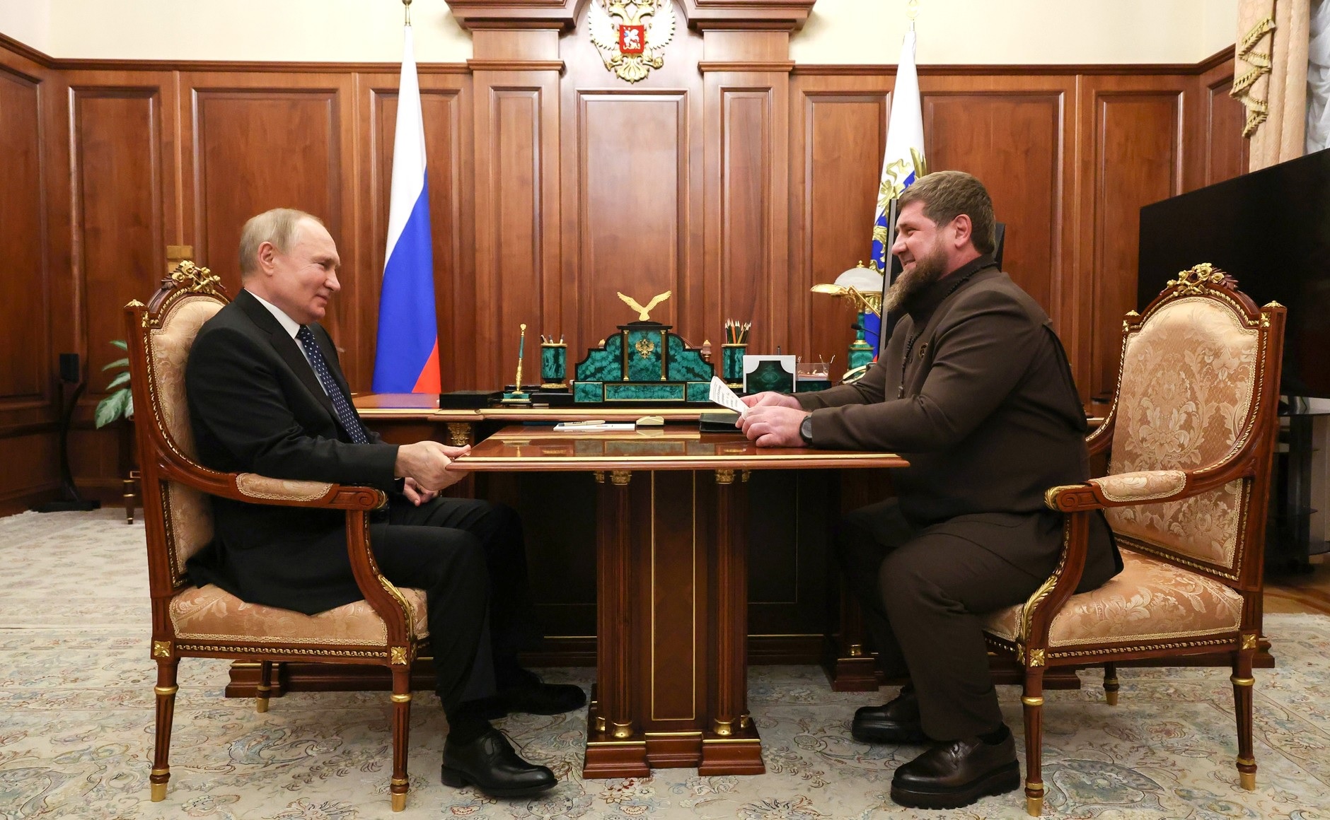 Путин передал чеченским бойцам в Украине благодарность