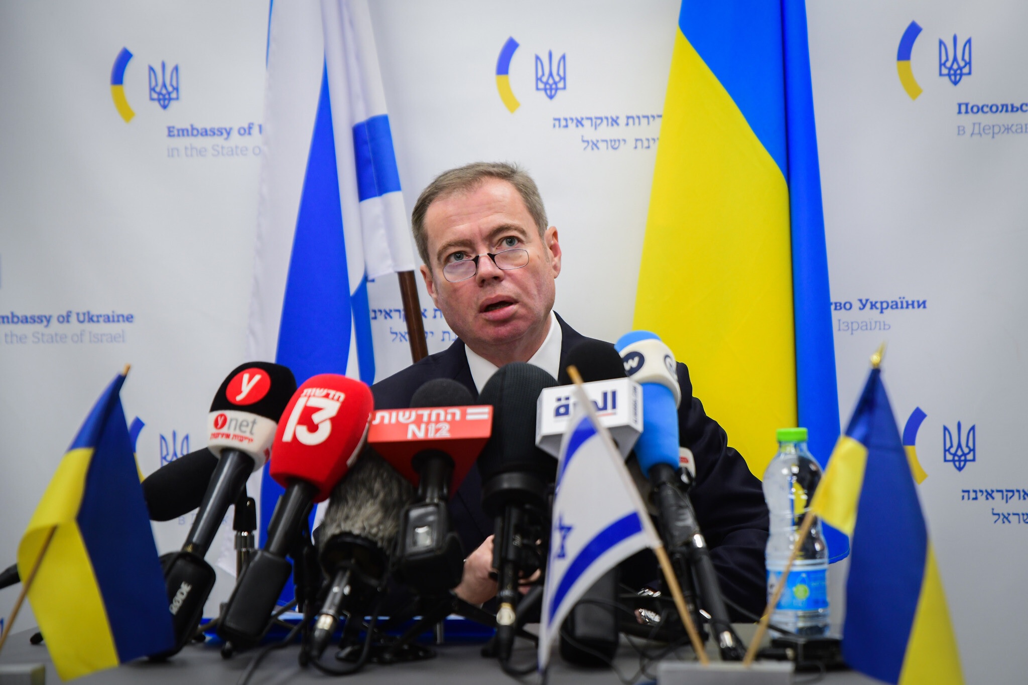 Израиль: протест послу Украины за обвинения в поддержке РФ