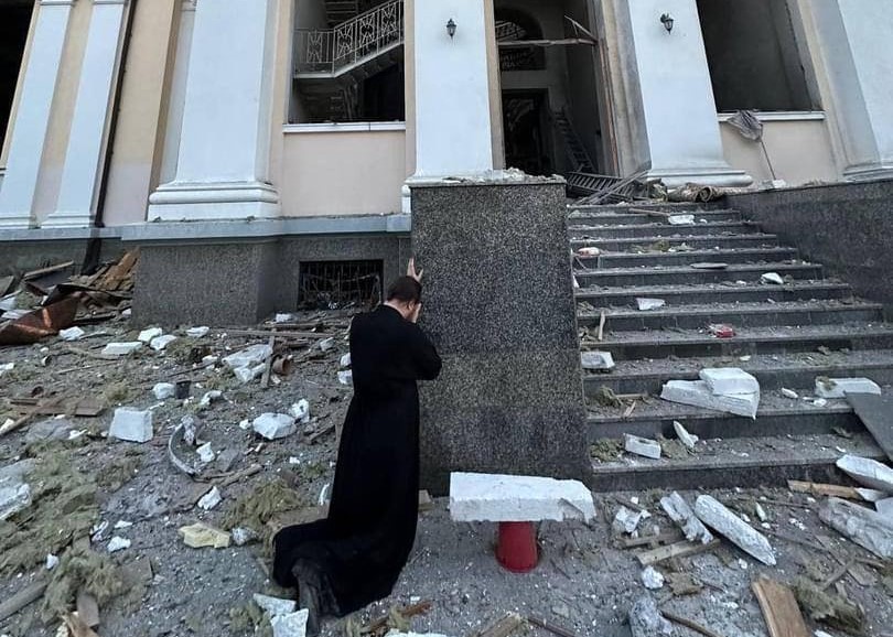 УПЦ обвинила войска РФ в разрушении Одесского собора