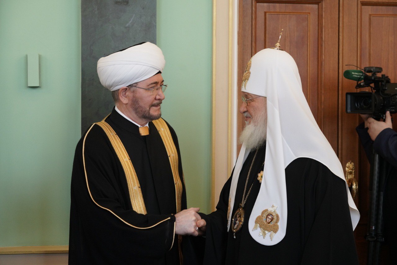 Хартию сотрудничества РПЦ и мусульман предложил муфтий Гайнутдин