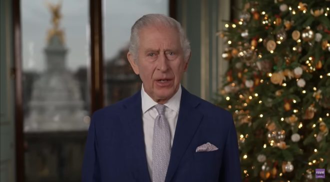 Карл III желает мира на Земле в рождественском обращении