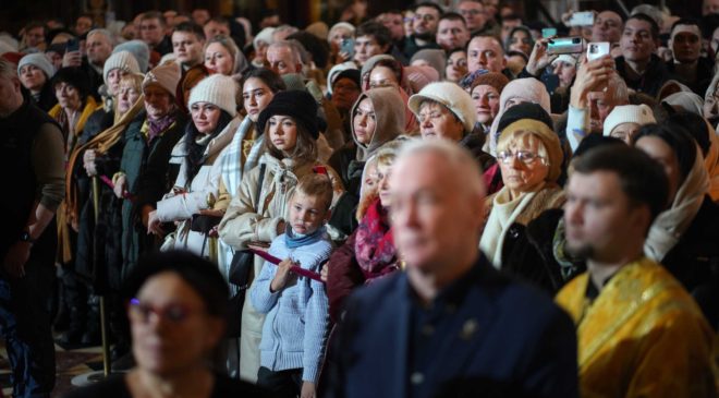 В РПЦ не признают снижение числа прихожан на Рождество