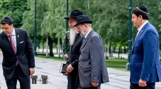 Главные раввины Лазар и Шаевич поздравили с Шавуот - 2024