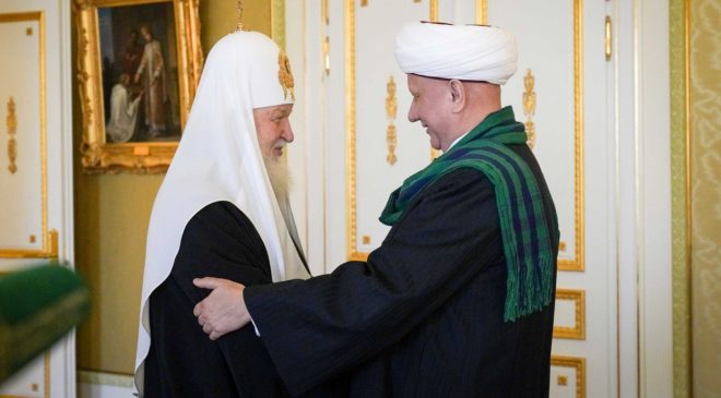 Муфтий Крганов назвал патриарха Кирилла духовным соратником