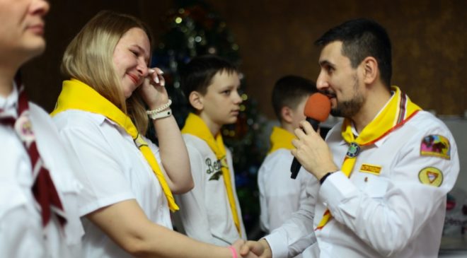 Зимний слет следопытов АСД «Код доступа» близ Красноярска